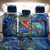 San Andres and Providencia Back Car Seat Cover Sea Turtle Tropical Pattern