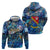 San Andres and Providencia Hoodie Sea Turtle Tropical Pattern - Wonder Print Shop