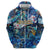 San Andres and Providencia Hoodie Sea Turtle Tropical Pattern - Wonder Print Shop