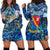 San Andres and Providencia Hoodie Dress Sea Turtle Tropical Pattern - Wonder Print Shop
