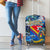 San Andres and Providencia Luggage Cover Sea Turtle Tropical Pattern - Wonder Print Shop