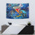 San Andres and Providencia Tapestry Sea Turtle Tropical Pattern - Wonder Print Shop