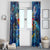 San Andres and Providencia Window Curtain Sea Turtle Tropical Pattern - Wonder Print Shop