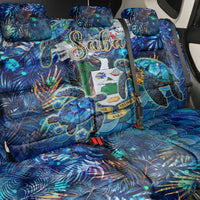 Saba Back Car Seat Cover Sea Turtle Tropical Pattern