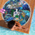 Saba Beach Blanket Sea Turtle Tropical Pattern