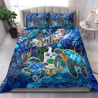 Saba Bedding Set Sea Turtle Tropical Pattern