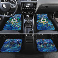 Saba Car Mats Sea Turtle Tropical Pattern
