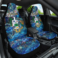 Saba Car Seat Cover Sea Turtle Tropical Pattern