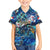 Saba Family Matching Long Sleeve Bodycon Dress and Hawaiian Shirt Sea Turtle Tropical Pattern