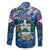 Saba Family Matching Mermaid Dress and Hawaiian Shirt Sea Turtle Tropical Pattern