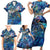Saba Family Matching Short Sleeve Bodycon Dress and Hawaiian Shirt Sea Turtle Tropical Pattern - Wonder Print Shop