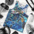Saba Men Tank Top Sea Turtle Tropical Pattern - Wonder Print Shop