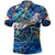 Saba Polo Shirt Sea Turtle Tropical Pattern - Wonder Print Shop