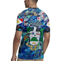 Saba Rugby Jersey Sea Turtle Tropical Pattern - Wonder Print Shop