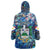 Saba Wearable Blanket Hoodie Sea Turtle Tropical Pattern - Wonder Print Shop