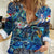 Saba Women Casual Shirt Sea Turtle Tropical Pattern - Wonder Print Shop