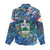 Saba Women Casual Shirt Sea Turtle Tropical Pattern - Wonder Print Shop