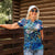 Saba Women Polo Shirt Sea Turtle Tropical Pattern - Wonder Print Shop