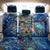 Turks and Caicos Islands Back Car Seat Cover Sea Turtle Tropical Pattern