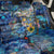 Turks and Caicos Islands Back Car Seat Cover Sea Turtle Tropical Pattern