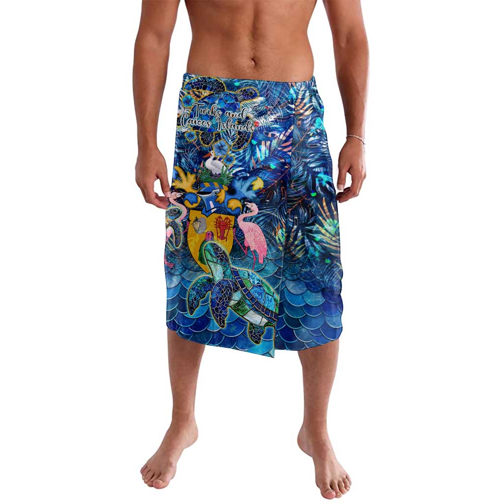 Turks and Caicos Islands Lavalava Sea Turtle Tropical Pattern - Wonder Print Shop