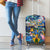 Turks and Caicos Islands Luggage Cover Sea Turtle Tropical Pattern - Wonder Print Shop