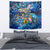 Turks and Caicos Islands Tapestry Sea Turtle Tropical Pattern - Wonder Print Shop