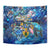 Turks and Caicos Islands Tapestry Sea Turtle Tropical Pattern - Wonder Print Shop