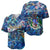 Montserrat Baseball Jersey Sea Turtle Tropical Pattern