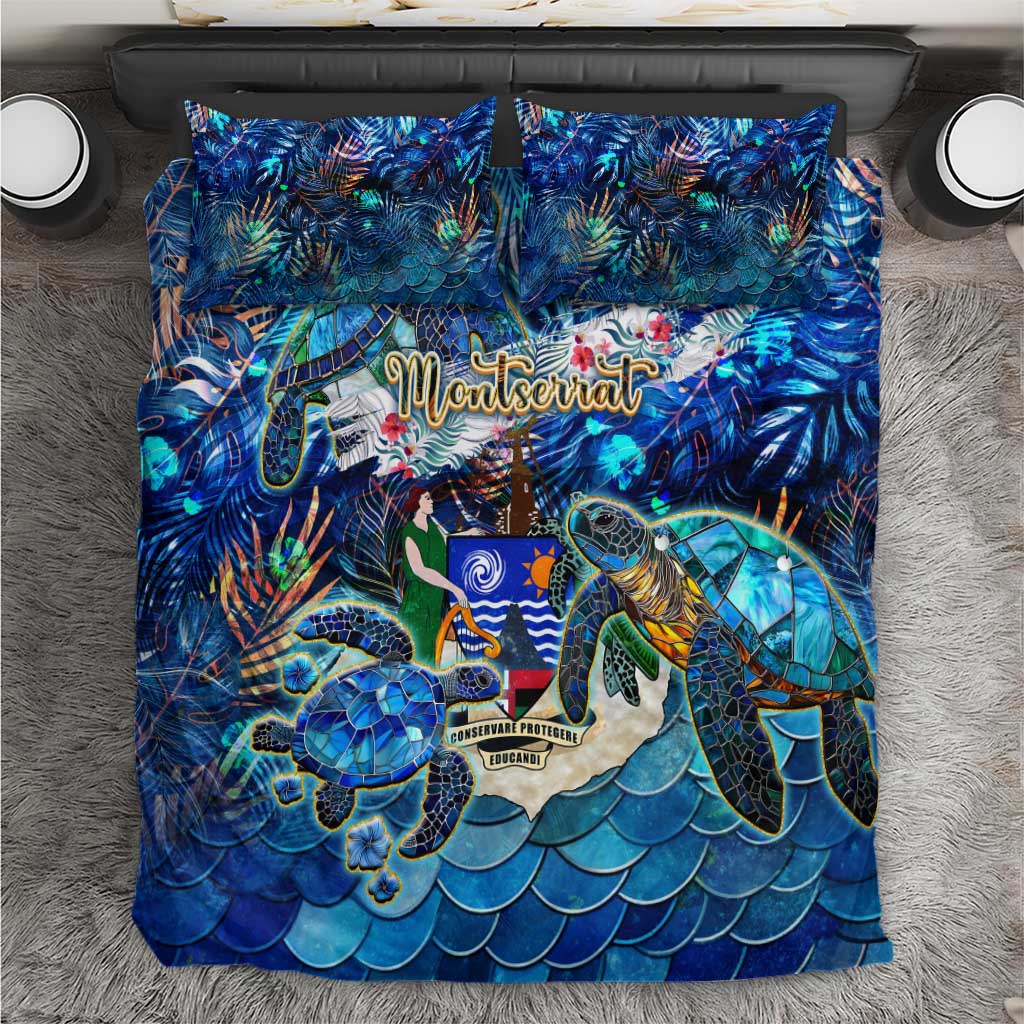 Montserrat Bedding Set Sea Turtle Tropical Pattern