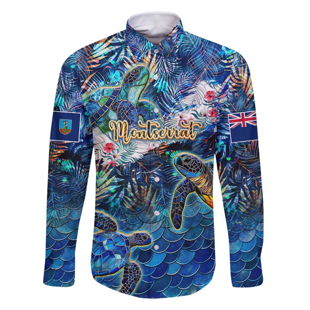 Montserrat Family Matching Mermaid Dress and Hawaiian Shirt Sea Turtle Tropical Pattern