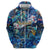 Montserrat Hoodie Sea Turtle Tropical Pattern - Wonder Print Shop