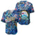 Bay Islands Department Baseball Jersey Sea Turtle Tropical Pattern
