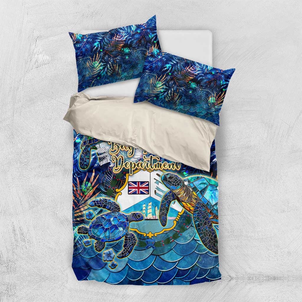 Bay Islands Department Bedding Set Sea Turtle Tropical Pattern