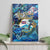 Bay Islands Department Canvas Wall Art Sea Turtle Tropical Pattern