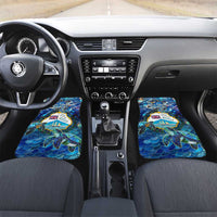Bay Islands Department Car Mats Sea Turtle Tropical Pattern