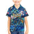 Bay Islands Department Family Matching Mermaid Dress and Hawaiian Shirt Sea Turtle Tropical Pattern