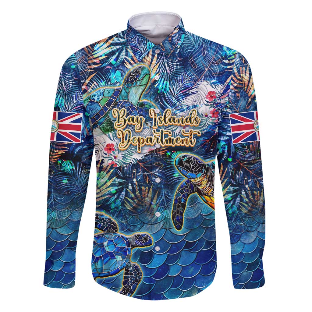 Bay Islands Department Family Matching Puletasi and Hawaiian Shirt Sea Turtle Tropical Pattern