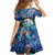 Bay Islands Department Family Matching Summer Maxi Dress and Hawaiian Shirt Sea Turtle Tropical Pattern - Wonder Print Shop