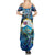 Bay Islands Department Family Matching Summer Maxi Dress and Hawaiian Shirt Sea Turtle Tropical Pattern - Wonder Print Shop