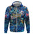 Bay Islands Department Hoodie Sea Turtle Tropical Pattern - Wonder Print Shop