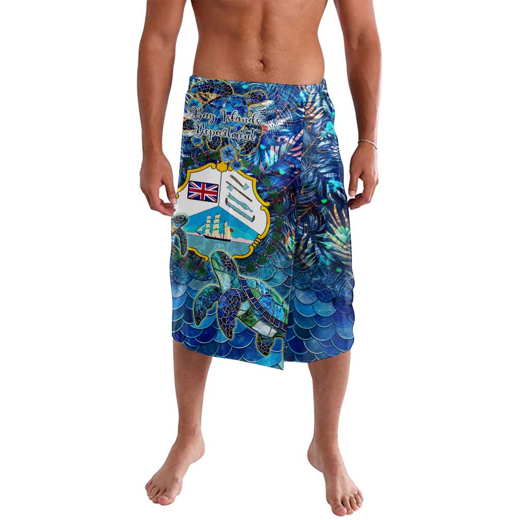 Bay Islands Department Lavalava Sea Turtle Tropical Pattern - Wonder Print Shop