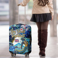 Bay Islands Department Luggage Cover Sea Turtle Tropical Pattern - Wonder Print Shop