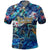 Bay Islands Department Polo Shirt Sea Turtle Tropical Pattern - Wonder Print Shop