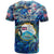 Bay Islands Department T Shirt Sea Turtle Tropical Pattern - Wonder Print Shop