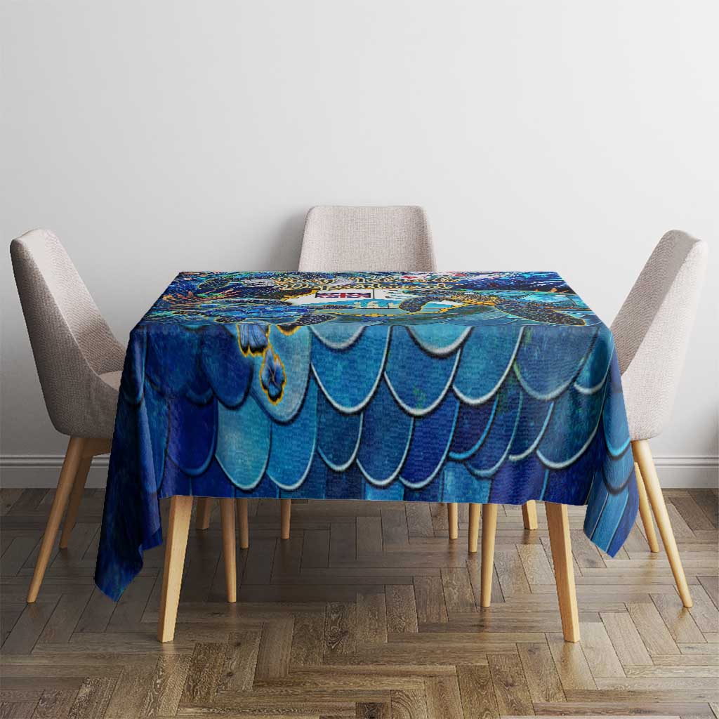 Bay Islands Department Tablecloth Sea Turtle Tropical Pattern - Wonder Print Shop