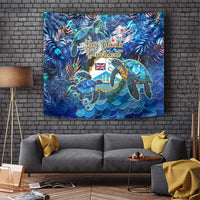 Bay Islands Department Tapestry Sea Turtle Tropical Pattern - Wonder Print Shop