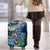 Guadeloupe Luggage Cover Sea Turtle Tropical Pattern - Wonder Print Shop