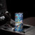 Guadeloupe Skinny Tumbler Sea Turtle Tropical Pattern - Wonder Print Shop
