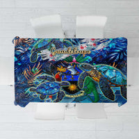 Guadeloupe Tablecloth Sea Turtle Tropical Pattern - Wonder Print Shop